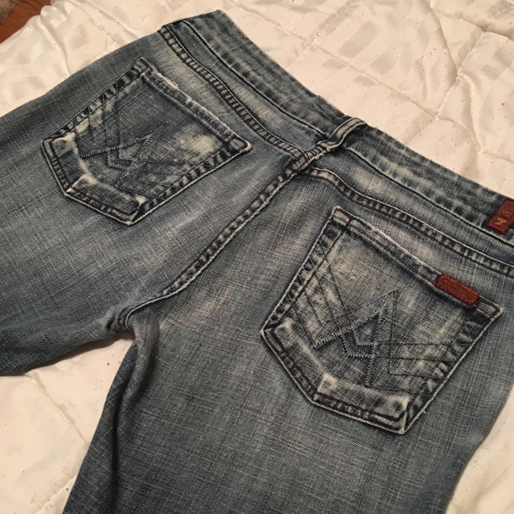 7 For All Mankind Cropped Jeans - Picture 5 of 7